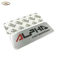 gold permanent labels plate chrome cute custom tin nickel 3d emblem aluminium logo metal stickers